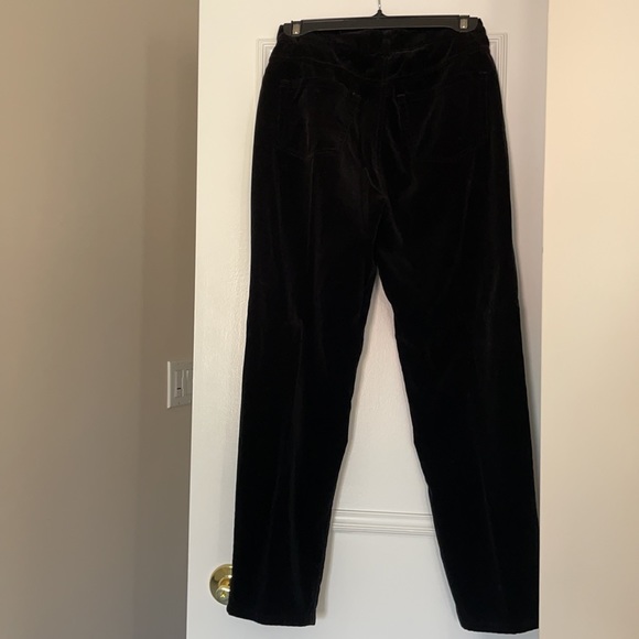 Vintage Ann Taylor black velvet pants - Picture 2 of 7